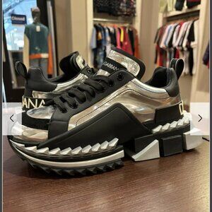 Dolce & Gabbana Super King Authentic Shoes Men Size 8